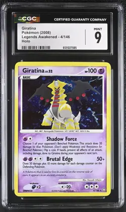 CGC 9 MINT Giratina 2008 Legends Awakened 4/146 Holo Pokemon Card - Image 1