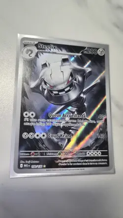 Carte Pokemon Steelix 150/132 AR ME01 Mega-Evolution FR Neuf Full Art Near Mint - Image 3