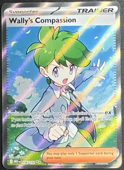 2025 Pokemon TCG Mega Evolution Wally’s Compassion 176/132 Ultra Rare Full Art - Image 1