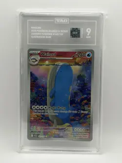 TAG 9 Wailord 162/159 Sv09 Journey Together Illustration Rare Holo Pokemon TCG - Image 1