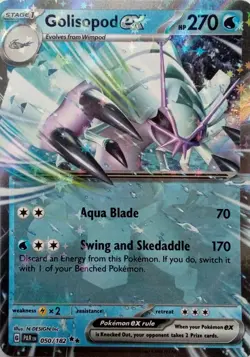 050/182 GOLISOPOD EX DOUBLE RARE PARADOX RIFT POKEMON CARD - Image 1