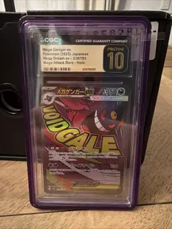 Mega Gengar ex MA 230/193 Mega Dream ex Japanese Pokemon CGC 10 Pristine - Image 1