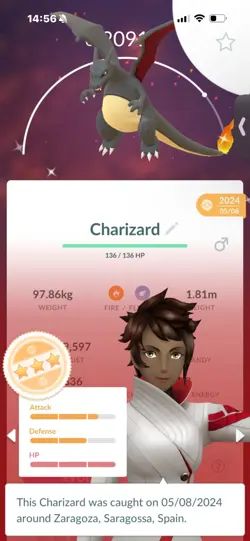Pokemon Go Shiny Charzard & Gyarados - Image 2