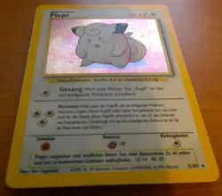 WOTC 1999 Pokemon TCG Piepi Clefairy Base Basis Set 5 102 Holo VG GOOD EXCELLENT - Image 4