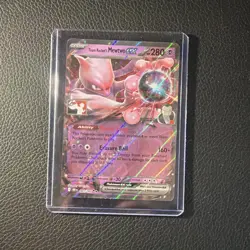 Pokemon TCG Team Rockets Mewtwo EX Double Rare Playstamped Prize Pack Series 8 - Image 1