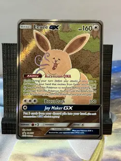 Eevee GX SM233 Full Art Holo Sun & Moon Black Star Promo Pokemon NM - Image 1