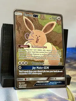 Eevee GX SM233 Full Art Holo Sun & Moon Black Star Promo Pokemon NM - Image 3