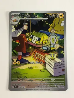 Pokemon TCG Temporal Forces Alt Art Charjabug 169/162 Near Mint - Image 1