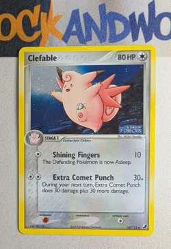 Clefable 36/115 Stamped Reverse Holo Pokemon MP (Read Description) - Image 3