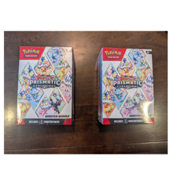 Pokemon TCG Prismatic Evolutions Booster Bundle Lot of 2 Factory Sealed - Image 1