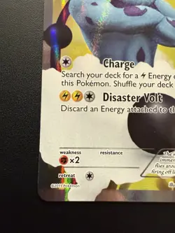 Pokemon Thundurus Emerging Powers Ultra Rare Full Art Holo 97/98 (2011) - Image 5