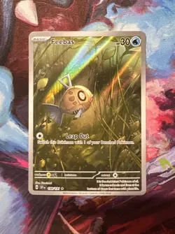 Pokemon TCG Feebas 198/191 Illustration Rare Surging Sparks - Image 1