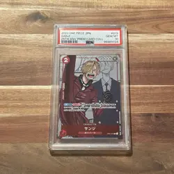 One Piece Sanji PSA 10 GEM MINT – Premium Card Collection 25th – OP01-013 - Image 1