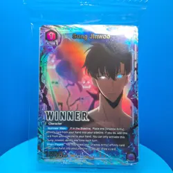 Sealed Sung Jinwoo (Winner) - Union Arena Promotion Card SOLO LEVELING - Image 1