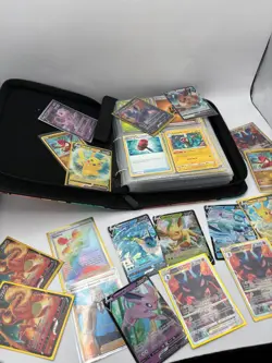 Lot Of Pokemon Binder Mixed Cards Commons & V Cards - Image 5