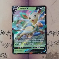 Leafeon V SWSH194 Black Star Promo Holo NM Pokemon Card English - Image 1