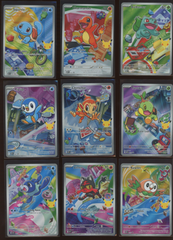 Pokemon 2026 First Partner Illustration Collection 9 card Promo Set #2 Kanto + - Image 1