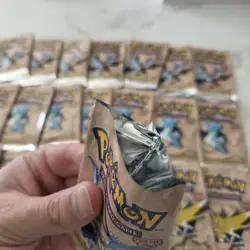 Pokemon Card - 25x Huge Fossil 1st Edition EMPTY Pack Arts WOTC 1999 - Image 4