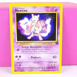 Mewtwo WB Kids Movie 3 Black Star Promo Pokemon Card MP - Image 1
