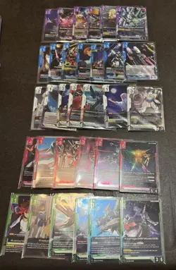Gundam Card Game Phantom Aria GD04 MASTER PLAYSET (C/U/R/LR) x10 every Resource - Image 2