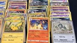 Pokemon TCG Pikachu Charizard Eevee Card Lot Unopened packs Over 50 Cards - Image 2