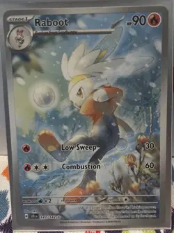 Pokemon TCG Raboot Stellar Crown Holo Card 147/142 Sv07 - Image 1