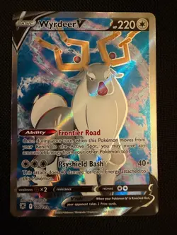 Pokemon TCG Wyrdeer v Astral Radiance Holo Card Ultra Rare 180/189 - Image 1