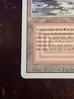 Plateau x1 Revised Edition Magic the Gathering MTG. Fantastic condition! - Image 4