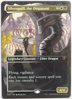 Silverquill, the Disputant [New, Near Mint] Borderless {Secrets of Strixhaven - Image 1