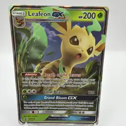 Leafeon GX - SM146 - Pokemon Promo Sun & Moon Ultra Rare Card NM - Image 1