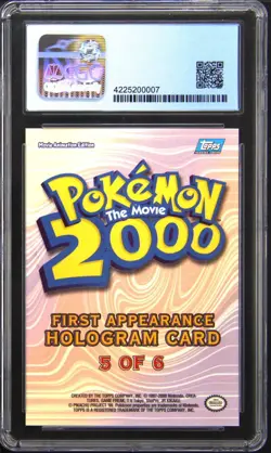 2000 POKEMON TOPPS POKEMON THE MOVIE: 2000 FIRST APPEARANCE LEDYBA CGC 6 - Image 2