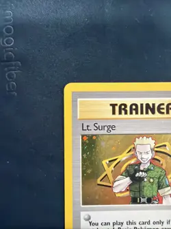 Lt. Surge 17/132 - Gym Heroes Unlimited - Holo Rare Trainer - WOTC Pokemon NM - Image 2