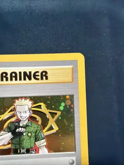 Lt. Surge 17/132 - Gym Heroes Unlimited - Holo Rare Trainer - WOTC Pokemon NM - Image 3
