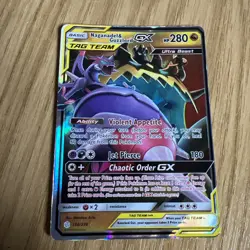 Pokemon TCG Naganadel Guzlord GX Cosmic Eclipse Card 158/236 - Image 5