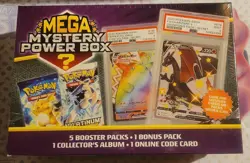 Pokemon Mega Mystery Power Box Sealed 2021 MJ Holdings Meijer Exclusive - Image 1