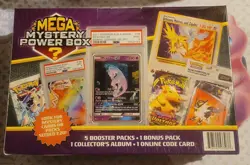 Pokemon Mega Mystery Power Box Sealed 2021 MJ Holdings Meijer Exclusive - Image 2