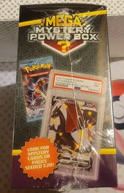 Pokemon Mega Mystery Power Box Sealed 2021 MJ Holdings Meijer Exclusive - Image 4