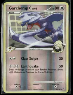 2009 Pokemon TCG Supreme Victors Reverse Holo #60 Garchomp C - Image 1