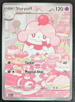 Slurpuff 236/217 Illustration Rare Ascended Heroes Pokemon Card TCG NM/M - Image 1