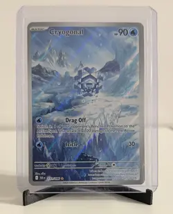 Pokemon Cryogonal Illustration Rare Holo Sv: Black Bolt 111/086 - Image 1
