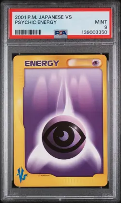 2001 POKEMON JAPANESE VS PSYCHIC ENERGY PSA 9 - Image 1