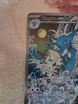 Pokemon Karte Kingdra ex 131 Sv: Scarlet & Violet Promo Holo - Image 3