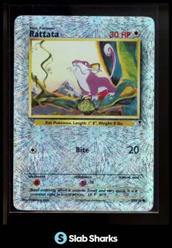 2002 POKEMON LEGENDARY COLLECTION #89/110 RATTATA REVERSE HOLO - Image 1