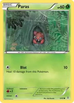 Pokemon TCG: Paras 6/83 LP Generations - Image 1