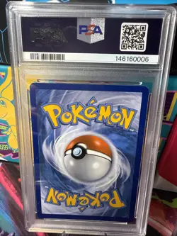 Pokemon MEGA M Ampharos EX XY Ancient Origins Holo Ultra Rare #28 PSA 7 - Image 2
