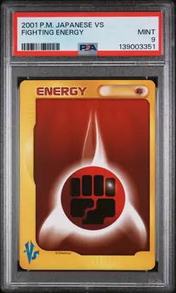 2001 POKEMON JAPANESE VS FIGHTING ENERGY PSA 9 - Image 1