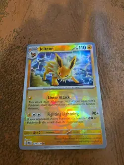 Pokemon Prismatic Evolutions Masterball Holo Jolteon 029/131 Near Mint - Image 2