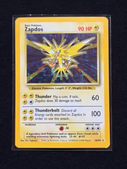 Pokemon Base Set Holo Lot Zapdos Nidoking Ninetales Hitmonchan Clefairy WOTC - Image 4