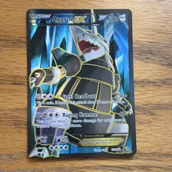 Pokemon TCG Aggron EX 153/160 XY Primal Clash Full Art Ultra Rare Holo Eng - Image 1
