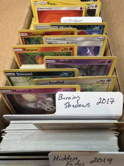 1900 Pokemon Bulk Hidden Fates Unbroken Bonds Unified Minds Burning Shadows More - Image 5